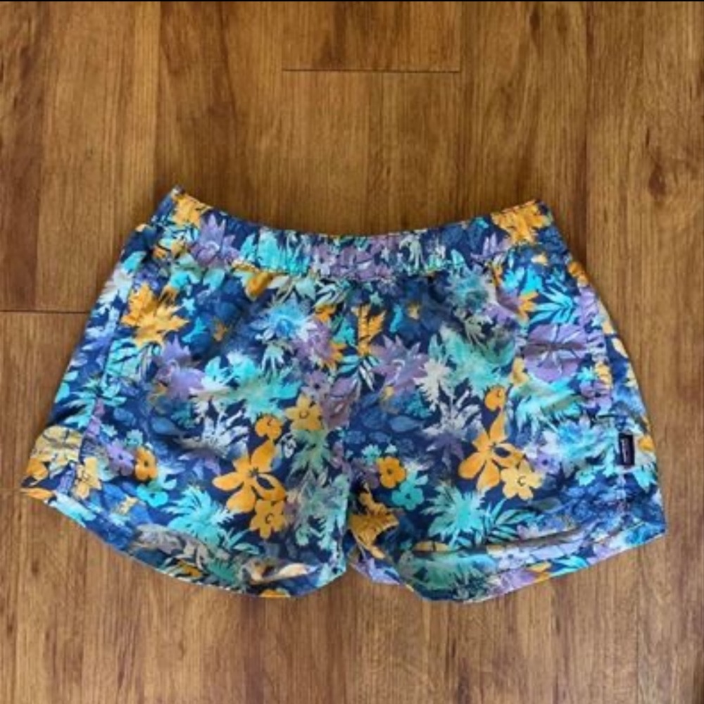Floral patagonia women’s barley baggy 3” shorts